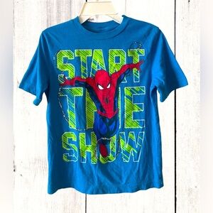 Spiderman T-Shirt Epic Threads Boys Crewneck Size M Graphic Short Sleeve